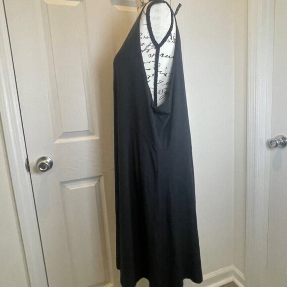 ATHLETA DRESS SANTORINI THERA SZ XXL BLACK VERSATILE MINIMALIST MODAL/SPANDEX - Picture 9 of 15